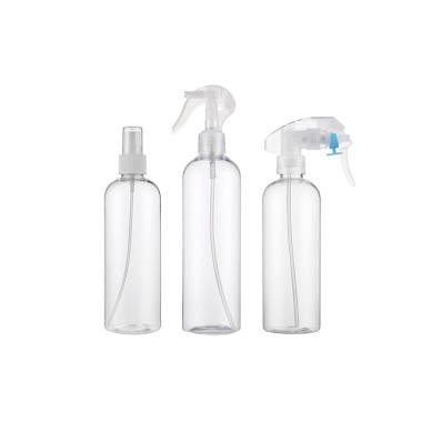 300ml PET Plastic Bottle High Quality In Stock With Trigger Mist Sprayer Lotion Pump Good Price Image