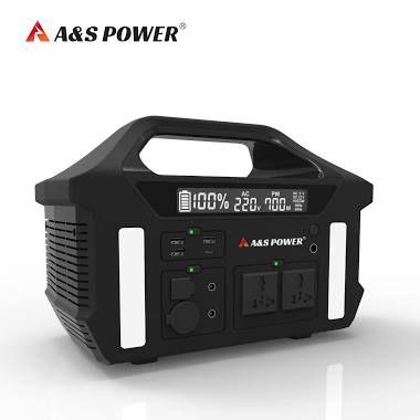 A&S Power 220V 700W 1000W Multifunctional Portable Power Station Outdoor Energy Storage Power Supply Image